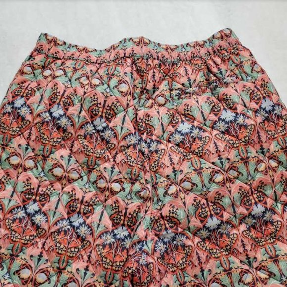New women's 2 J Crew quilted snow puffer pant in Liberty May nouveau print - Picture 8 of 10